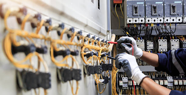 Professional Electrician technician working in Hallstead, PA